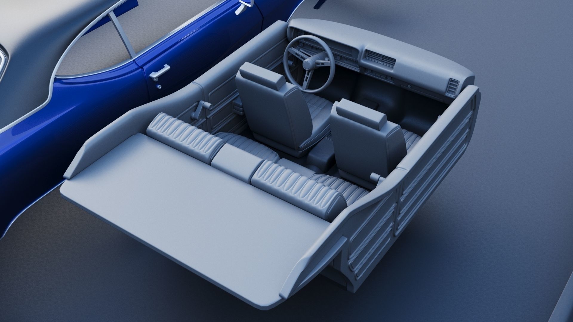 Buick Skylark 1969 3D print model_22