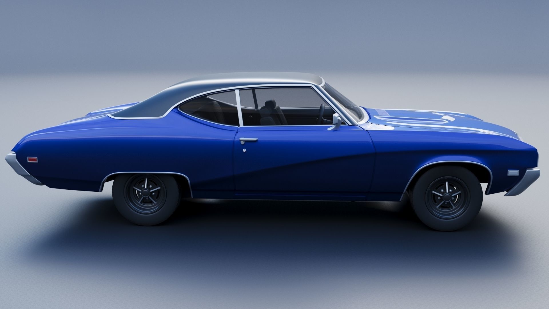 Buick Skylark 1969 3D print model_7