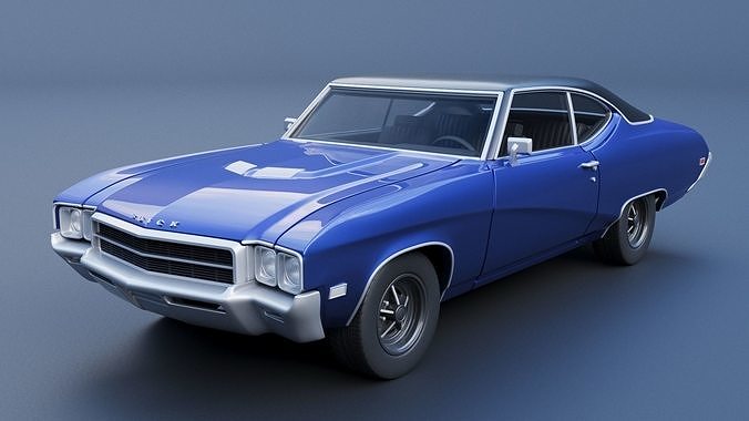 Buick Skylark 1969 3D print model 3