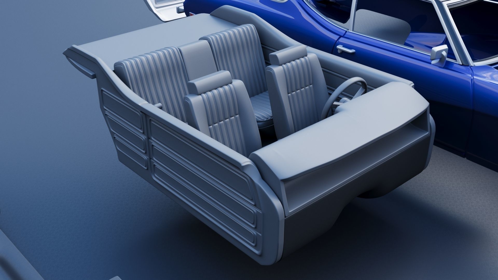 Buick Skylark 1969 3D print model_21