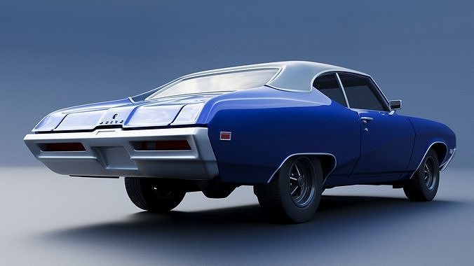 Buick Skylark 1969 3D print model 6