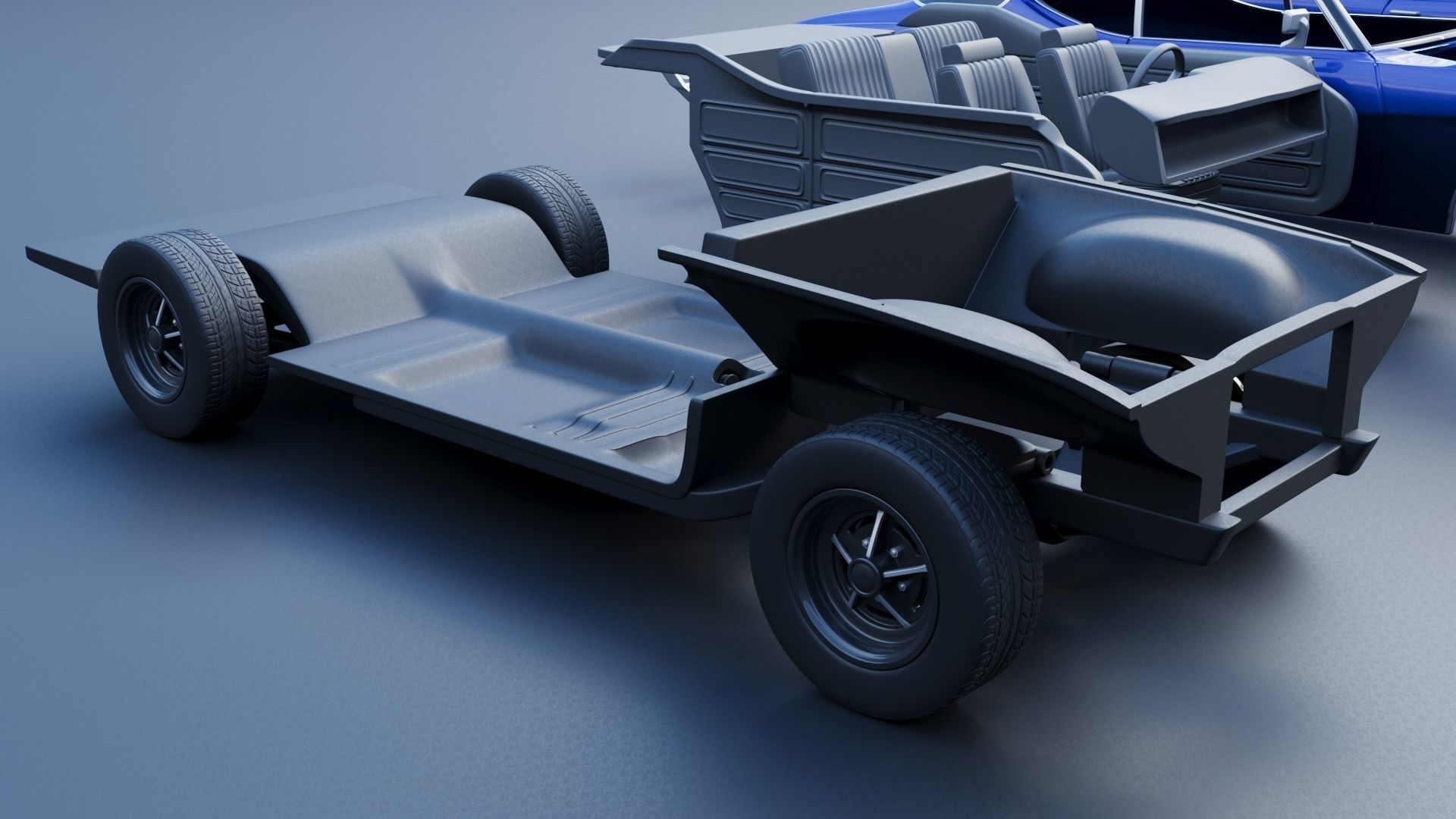 Buick Skylark 1969 3D print model_24