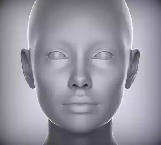 3 3D Head Face Female Character Women teenager portrait doll 3D Low-poly 3D model 3 3D Head Face Female Character Women teenager portrait doll 3D Low-poly 3D model