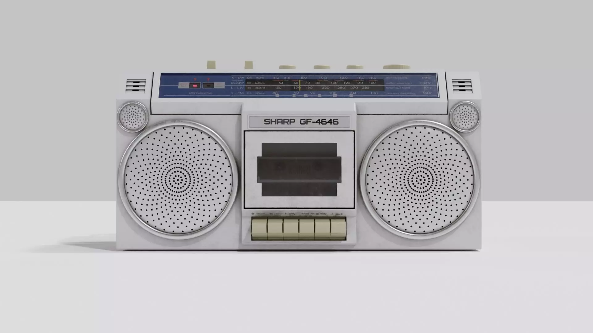 Boom Box SHARP G F- 4646 3D model_0