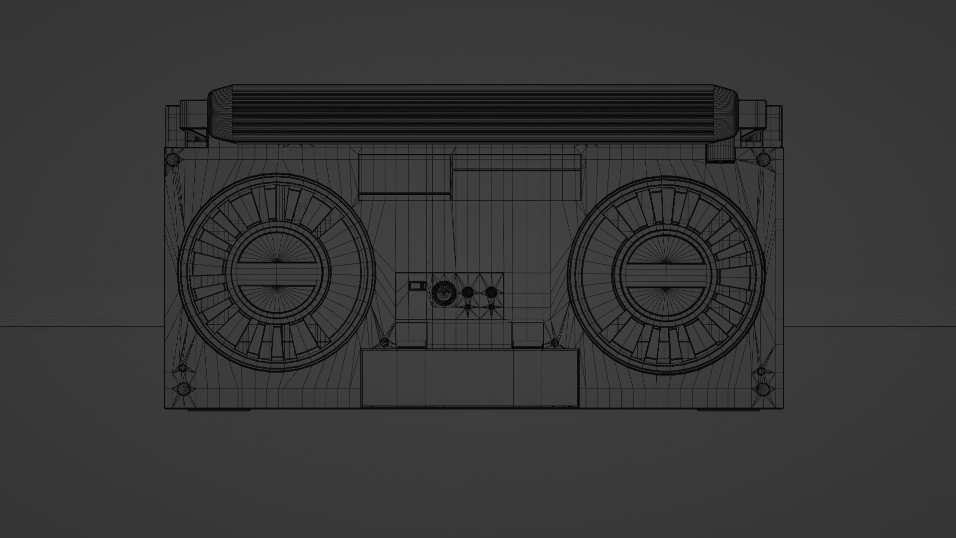Boom Box SHARP G F- 4646 3D model_9