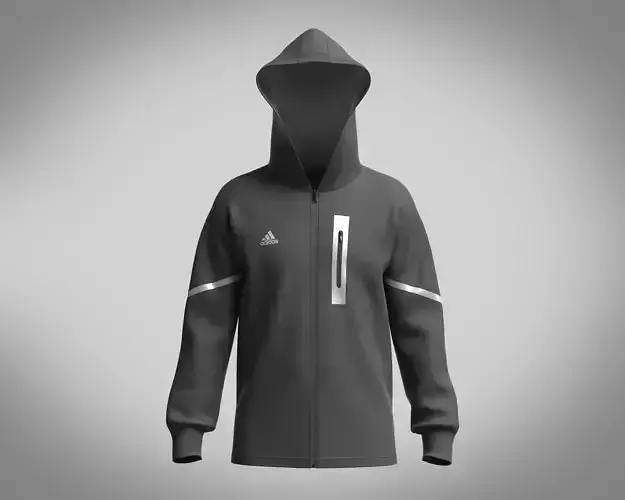 Adidas-Gameday Full Zip-Hoodie