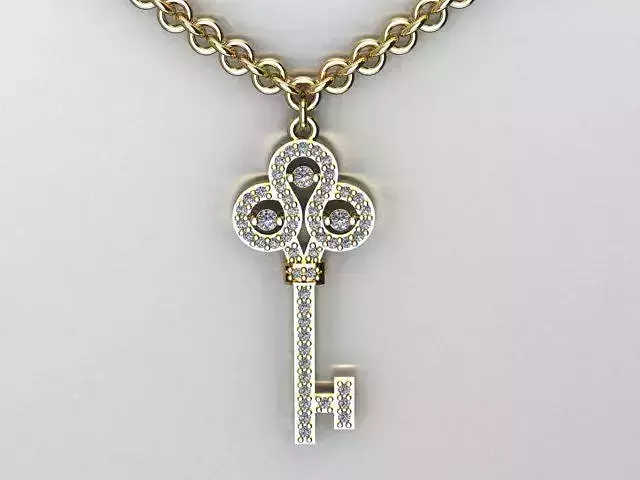 key pendant 3D print model