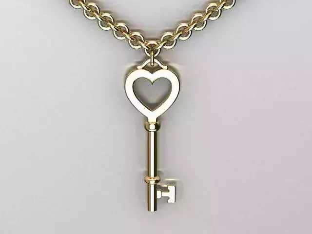 key pendant 3D print model