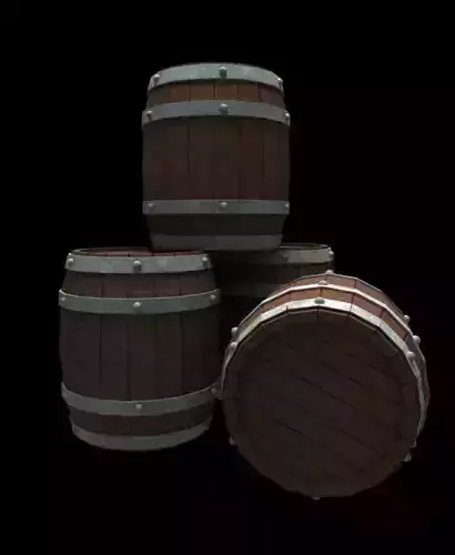 Barrel 3D Model
