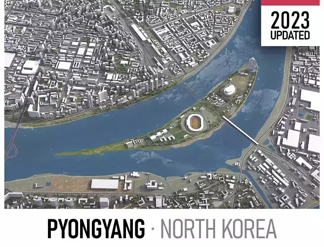 Pyongyang - 3D City Model