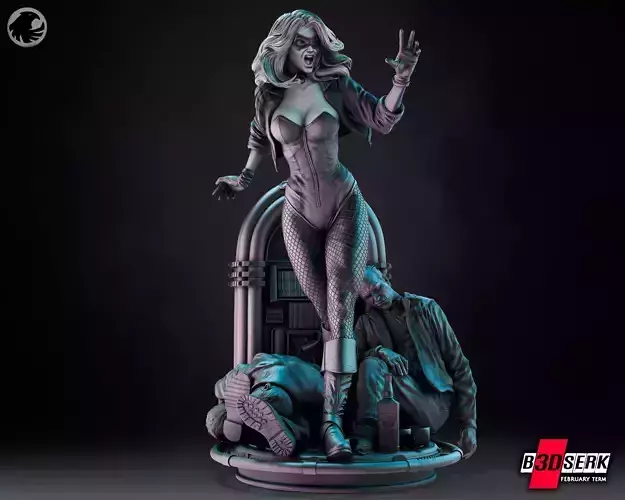 B3DSERK February term 2023 Black Canary Bust 