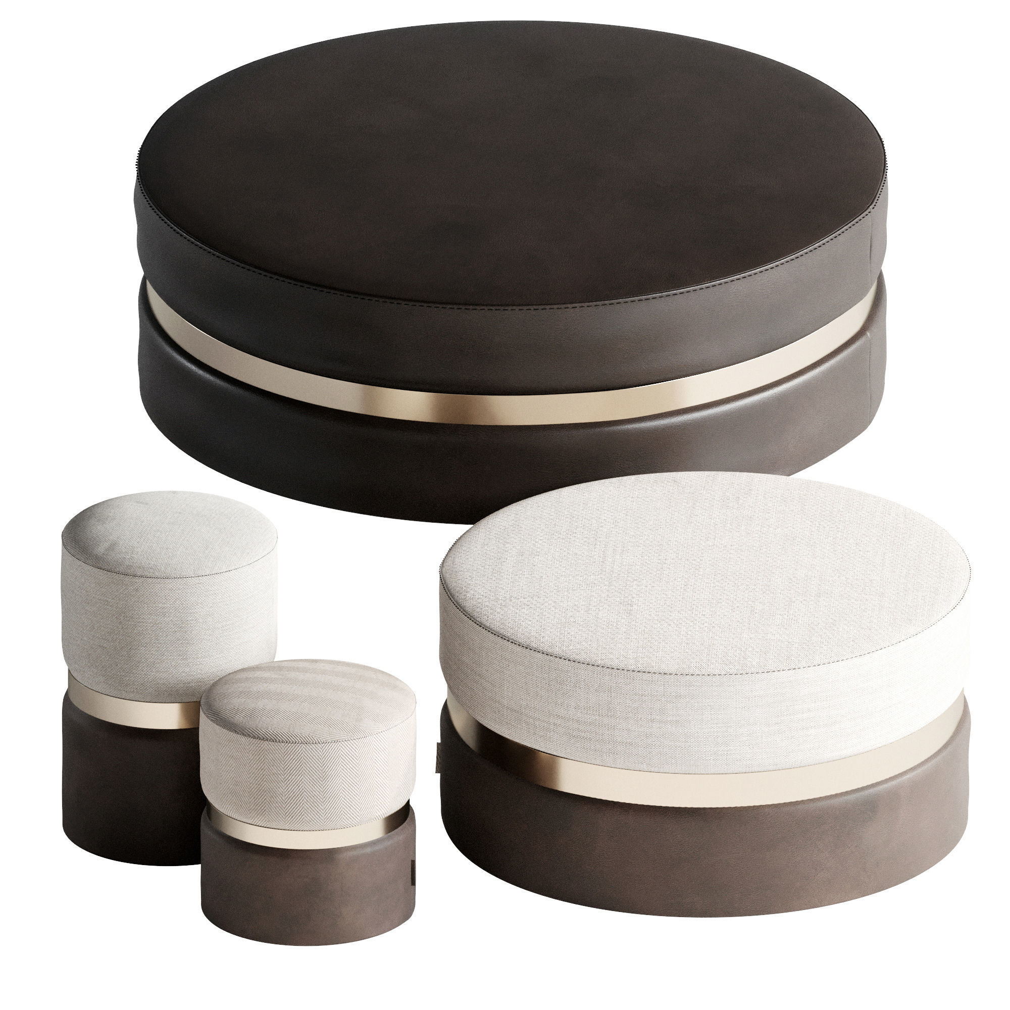 pouf Edson by Laskasas 3D model_1