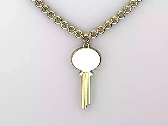 key pendant 3D print model