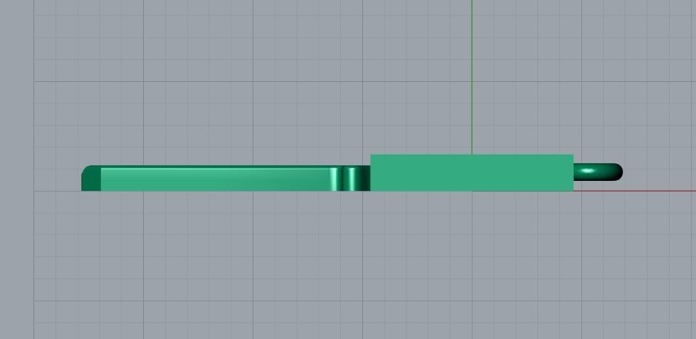 key pendant 3D print model_9