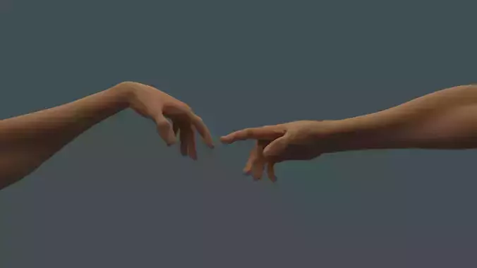 Male Arm Sculpt Free 3D model