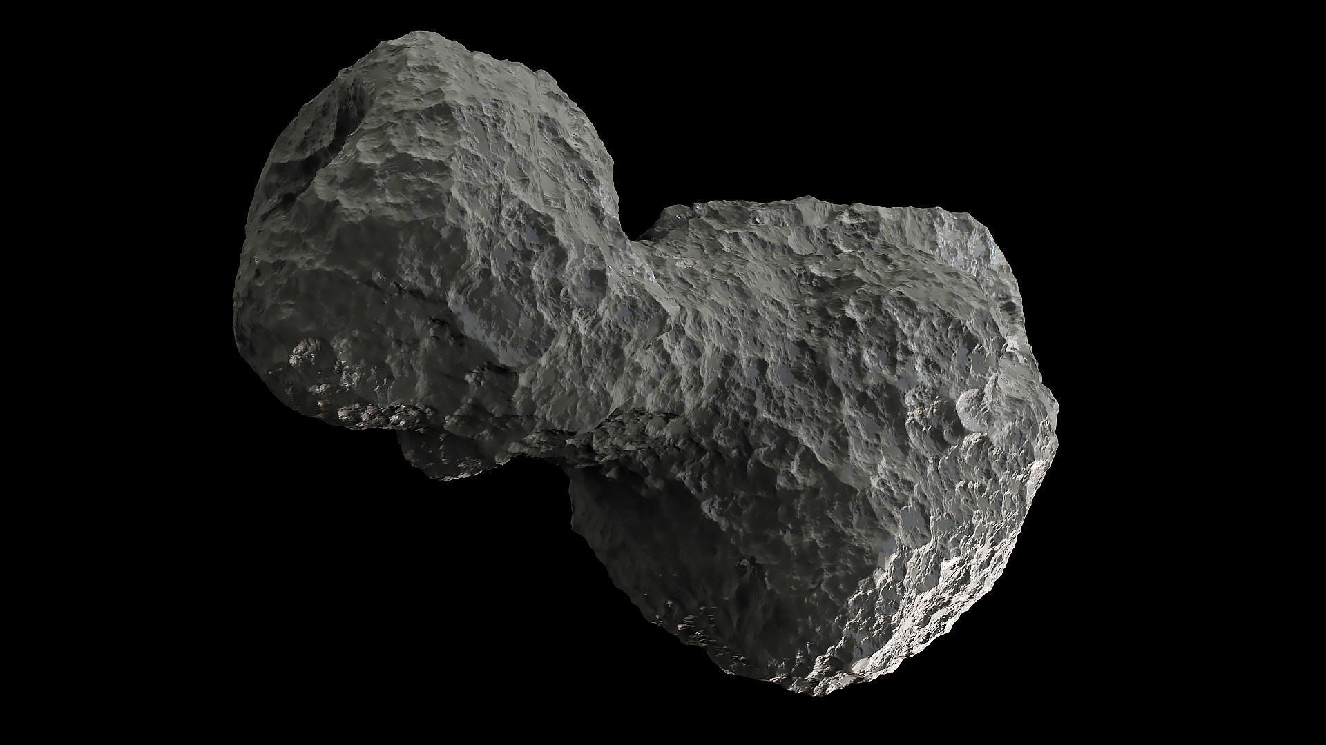 Comet Churyumov Gerasimenko 3D model_12