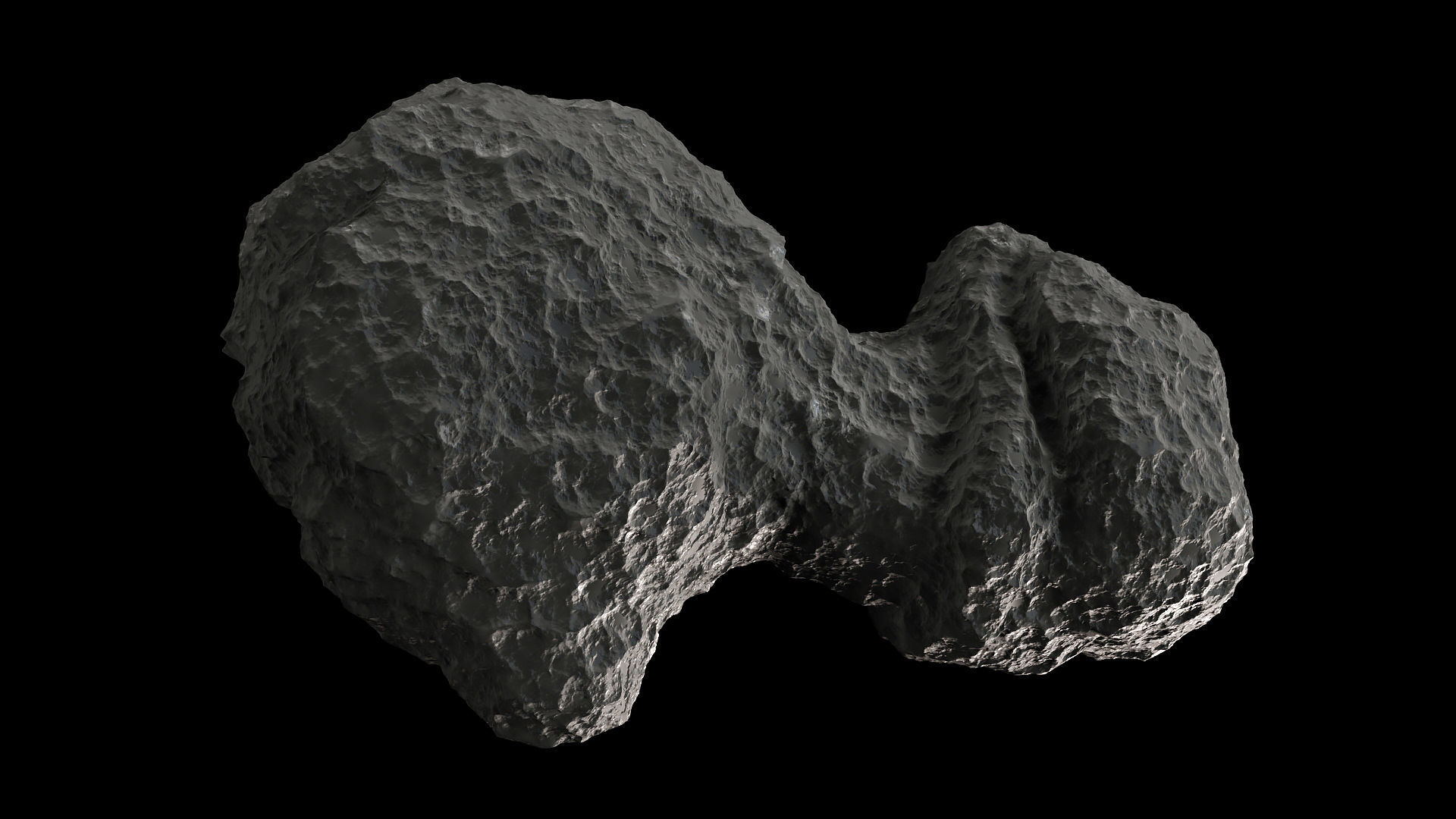 Comet Churyumov Gerasimenko 3D model_14
