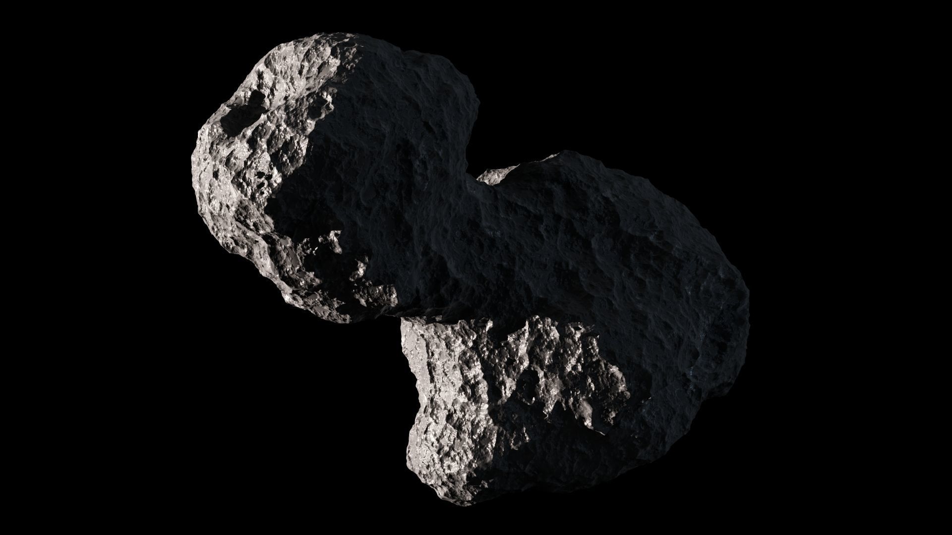 Comet Churyumov Gerasimenko 3D model_10