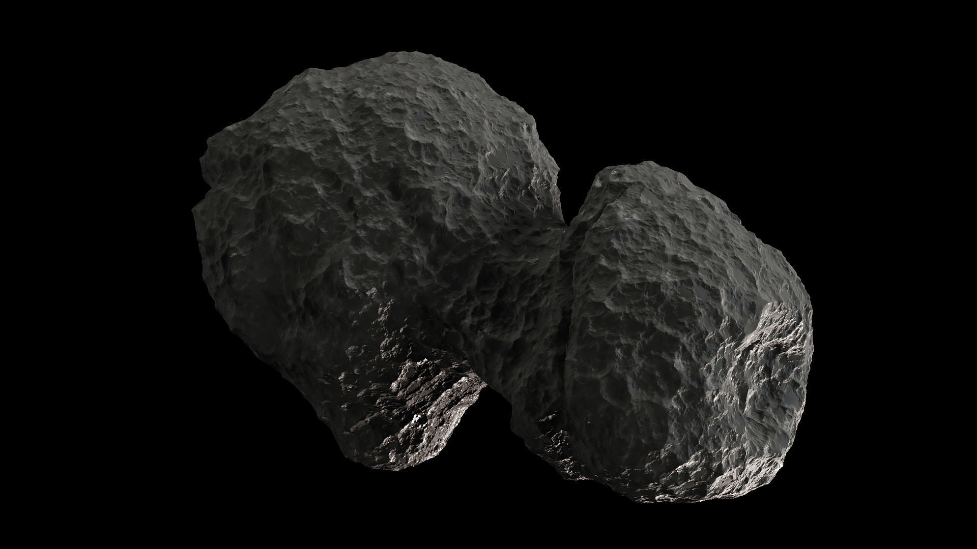Comet Churyumov Gerasimenko 3D model_13