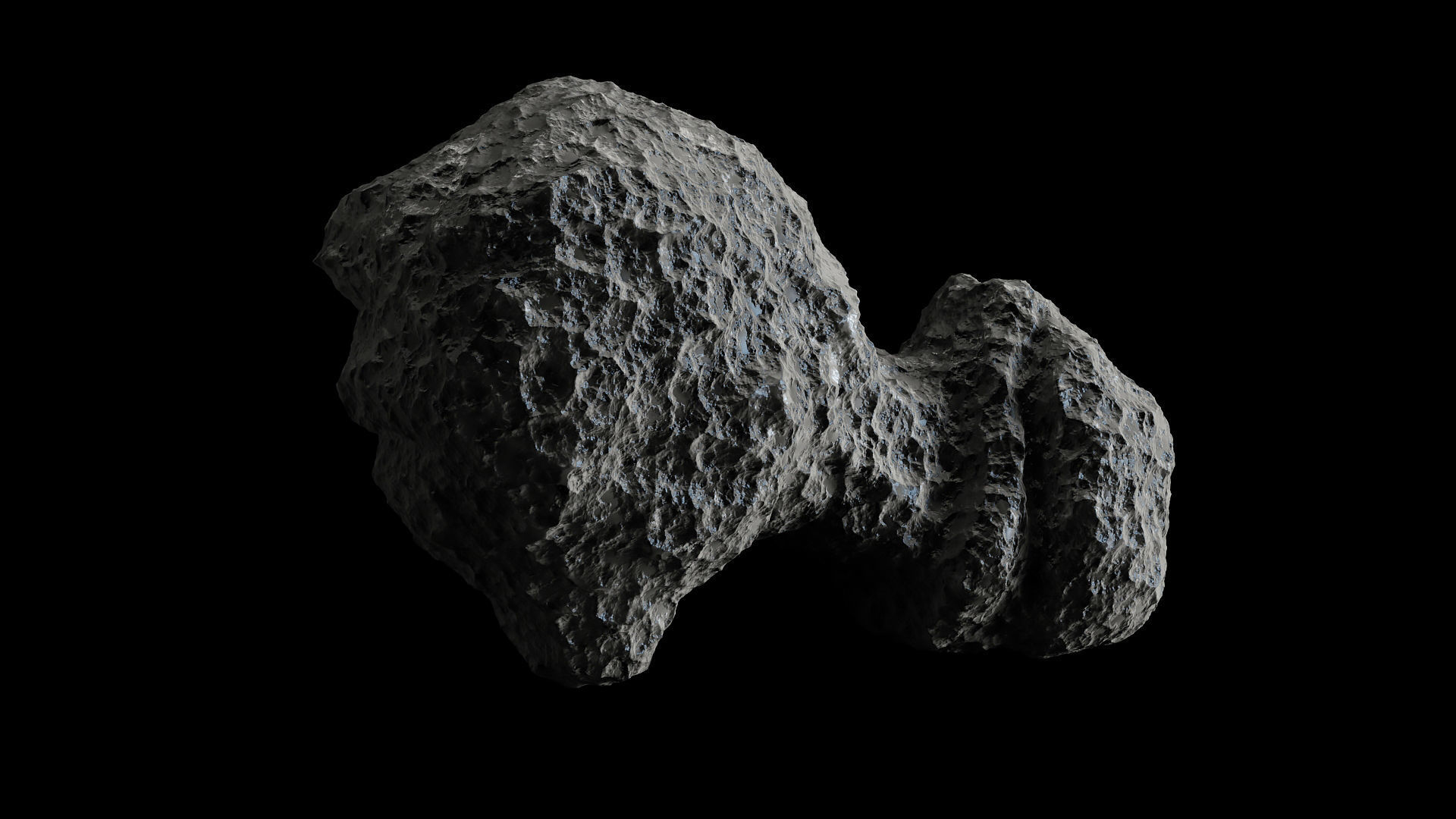 Comet Churyumov Gerasimenko 3D model_3