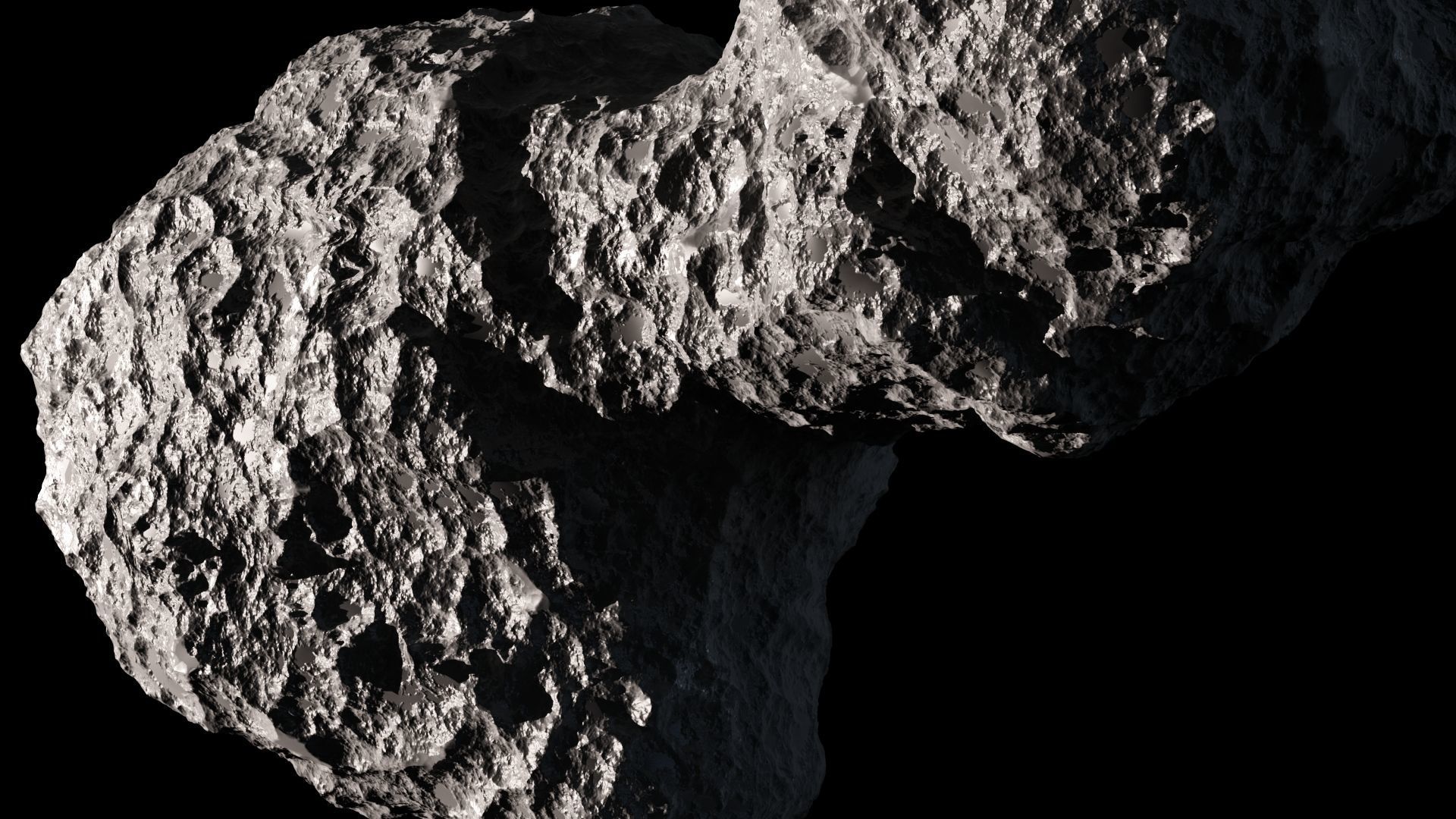 Comet Churyumov Gerasimenko 3D model_11