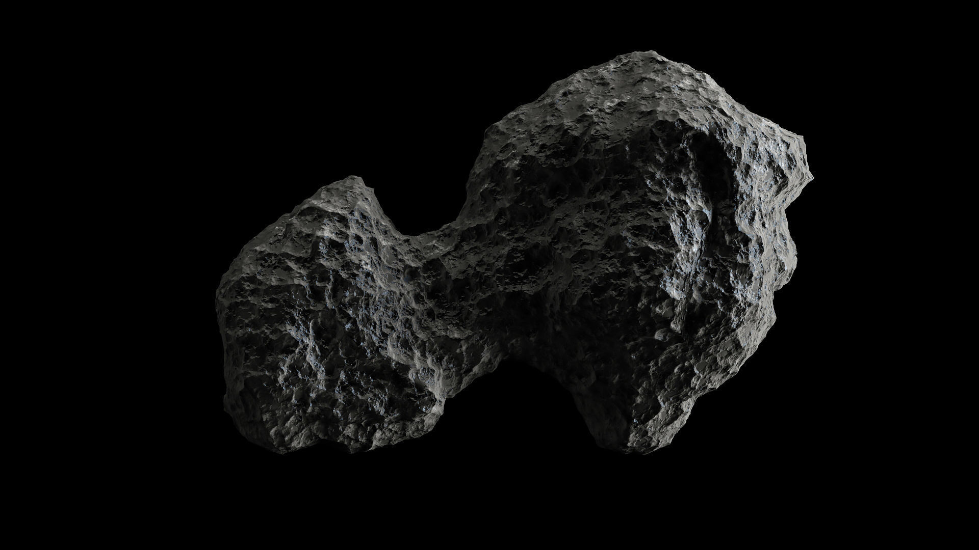 Comet Churyumov Gerasimenko 3D model_5