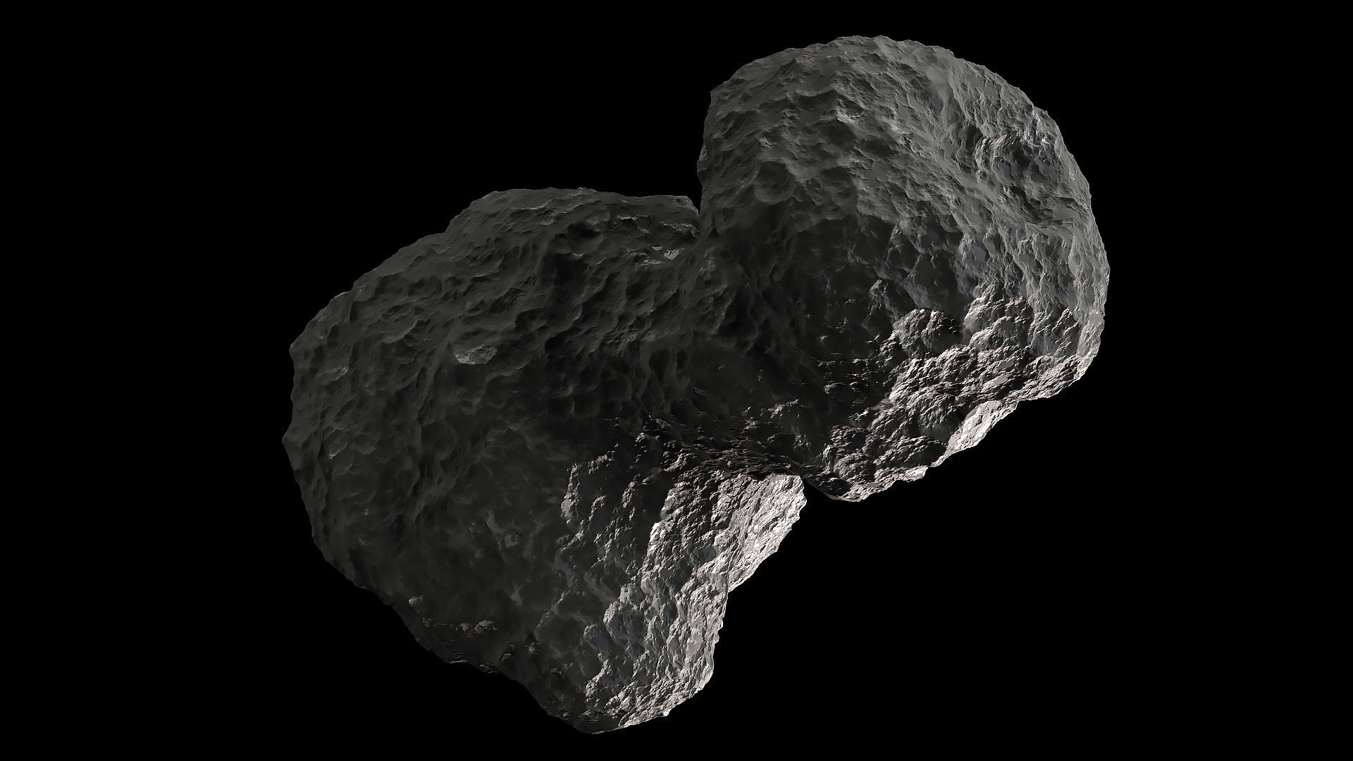 Comet Churyumov Gerasimenko 3D model_15