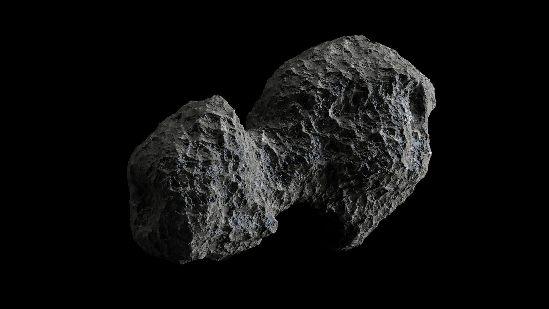 Comet Churyumov Gerasimenko 3D model_2