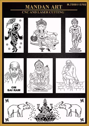 2D GOD DESIGN 3D print model