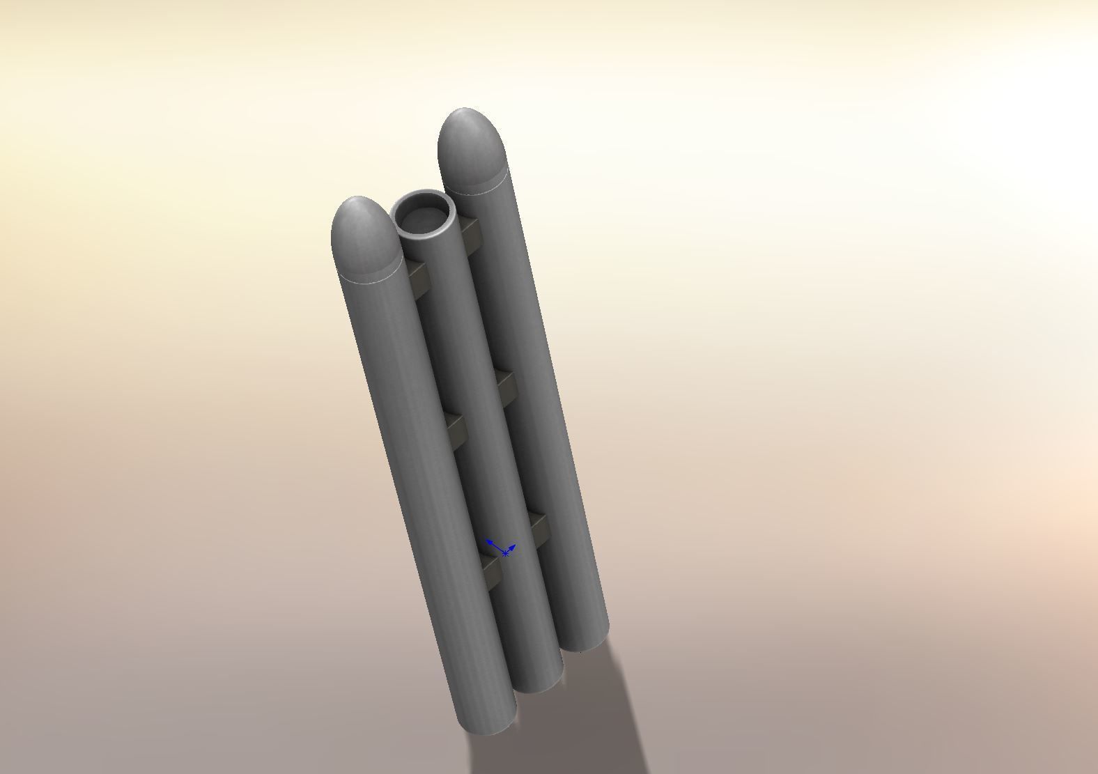 Detailed and Easy to 3D Print SpaceX Falcon Heavy Rocket 3D print model_8