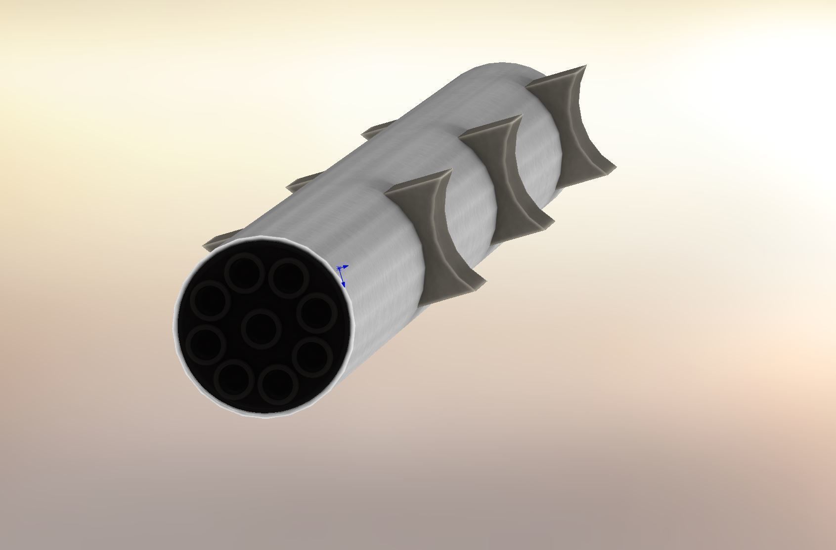 Detailed and Easy to 3D Print SpaceX Falcon Heavy Rocket 3D print model_11