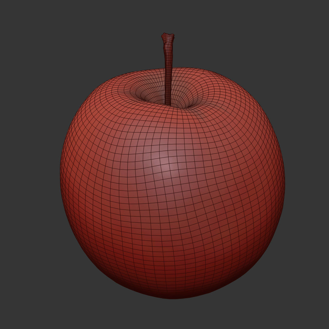 Apple 3D model_6