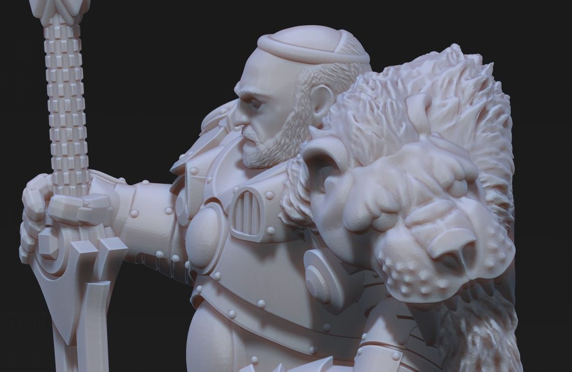 Black Knights - Lord Regent 3D print model_4