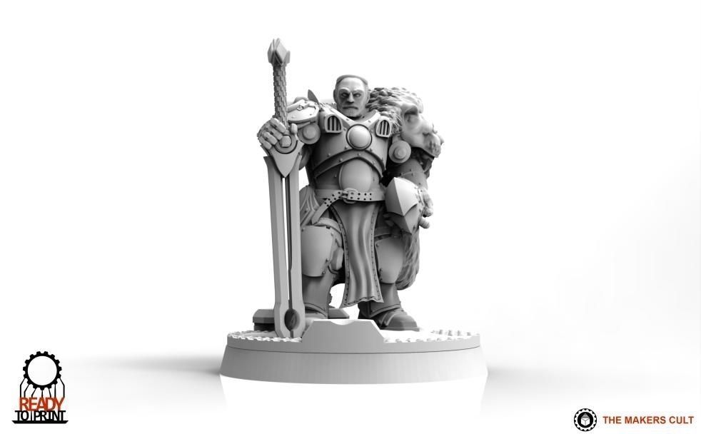 Black Knights - Lord Regent 3D print model_1