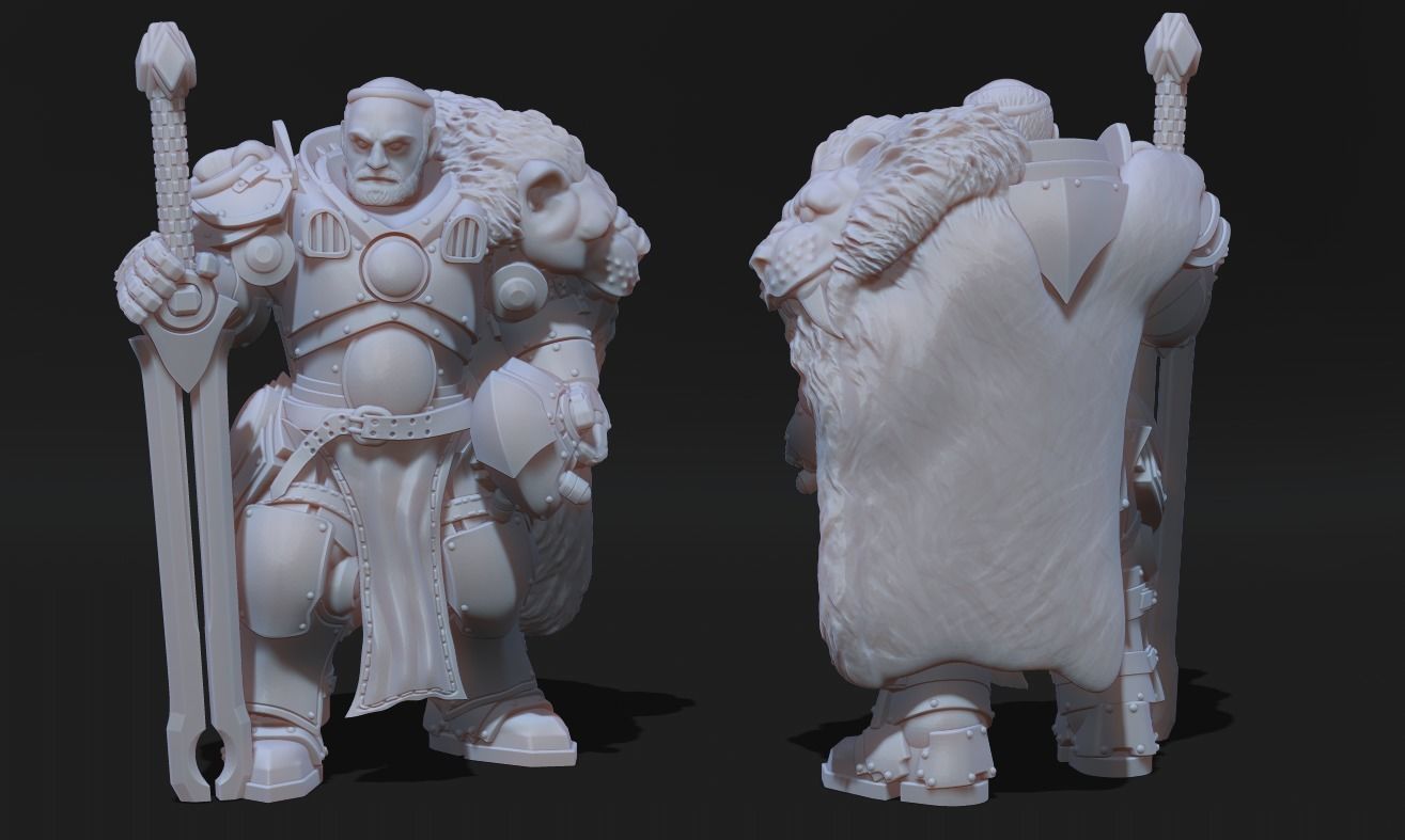 Black Knights - Lord Regent 3D print model_2