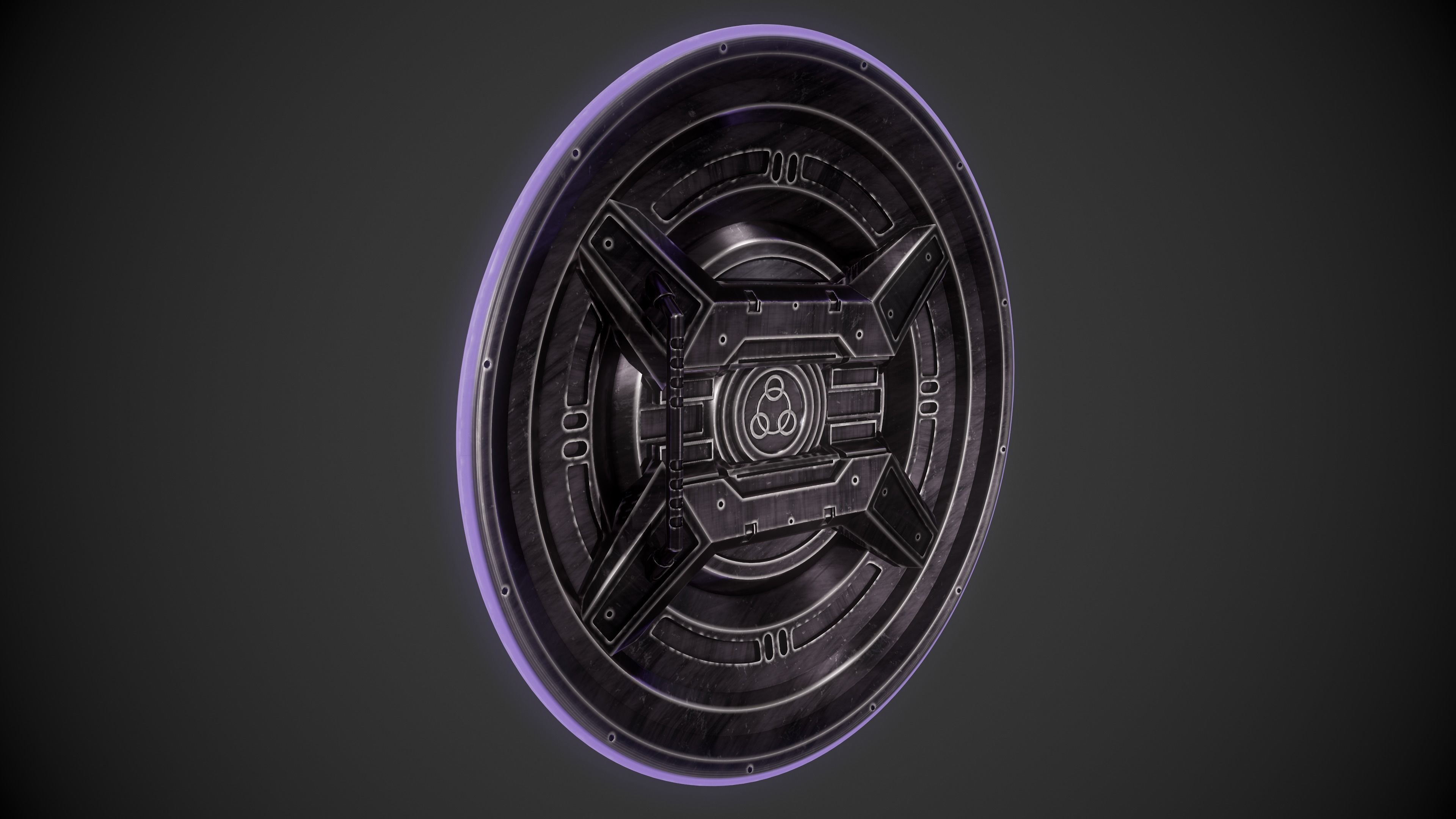Titan Shield 3D print model_2