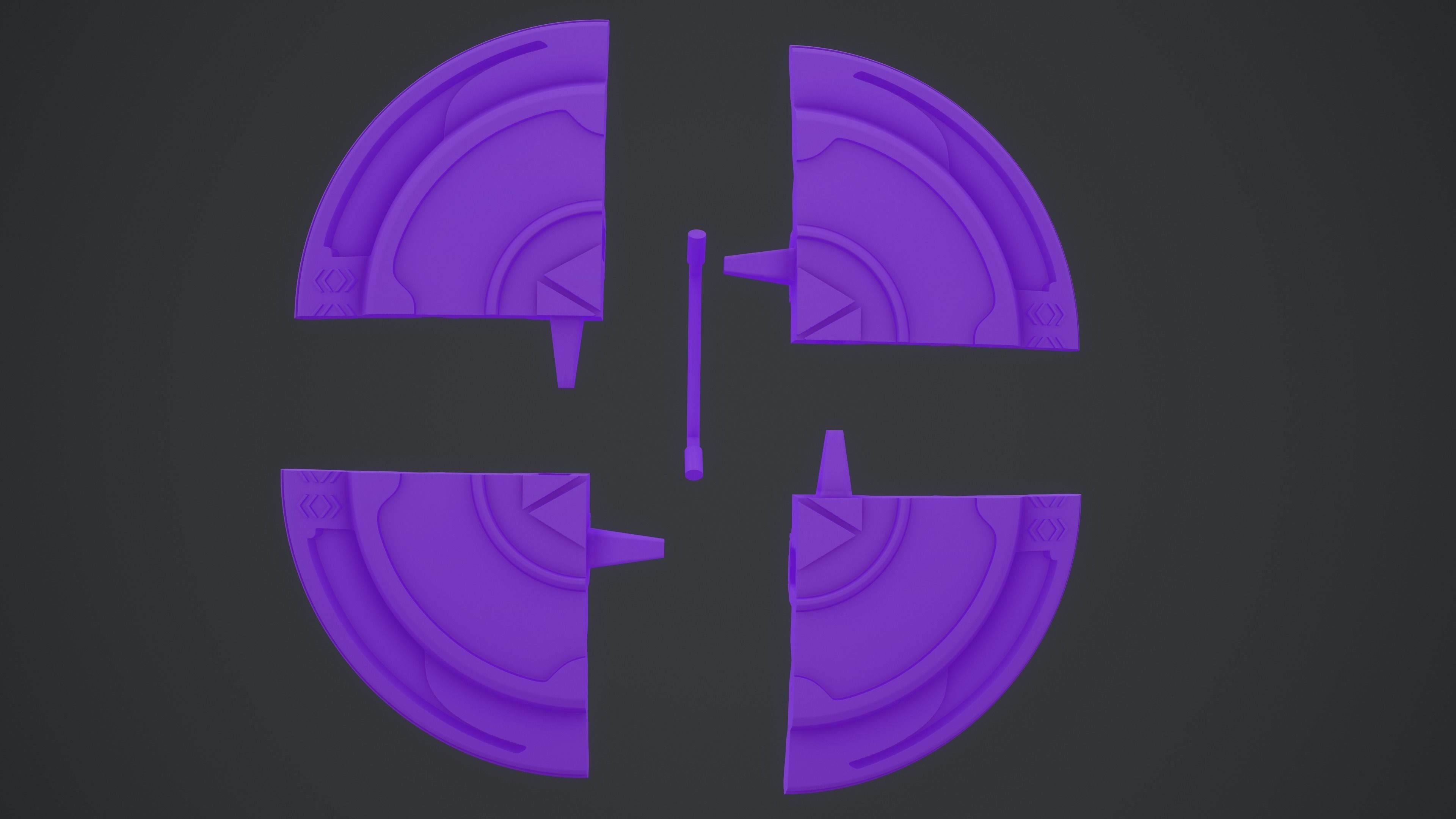 Titan Shield 3D print model_3