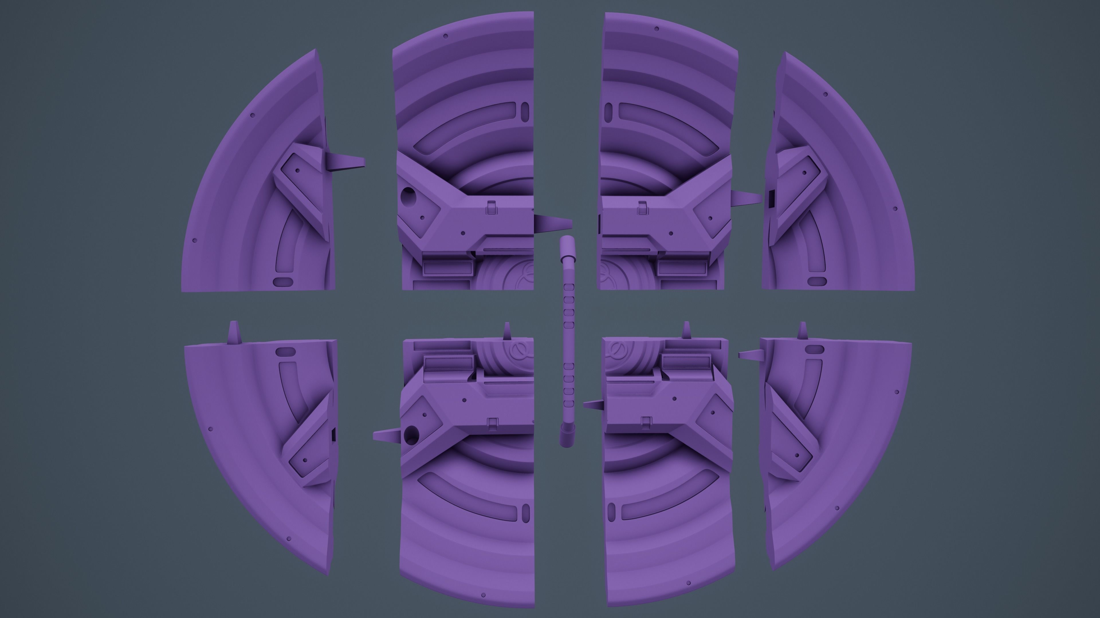 Titan Shield 3D print model_6