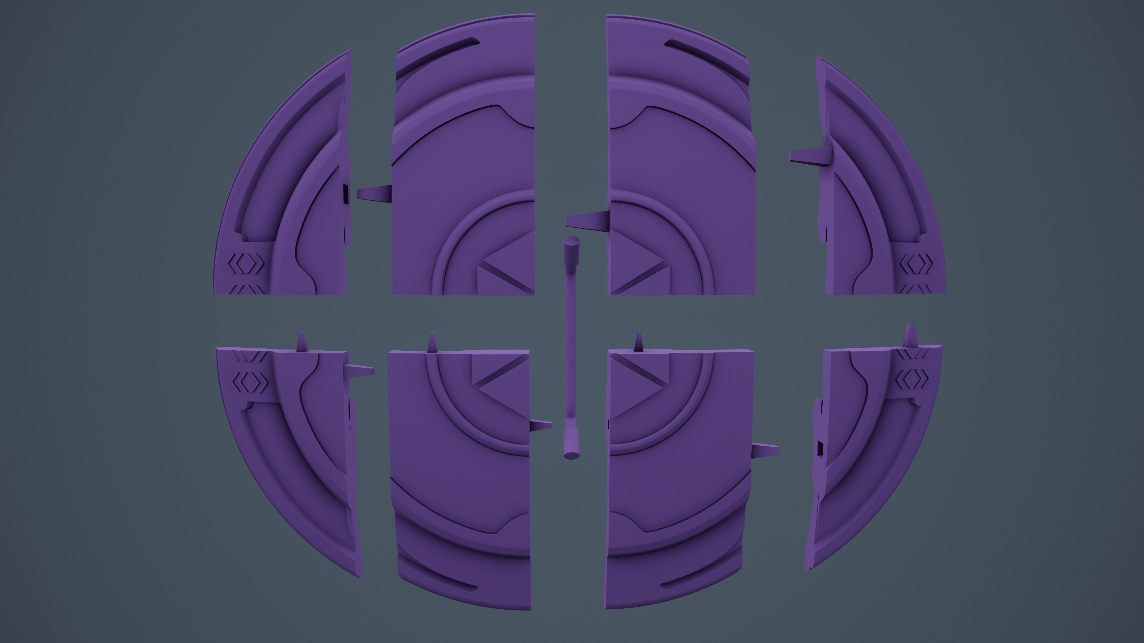 Titan Shield 3D print model_5