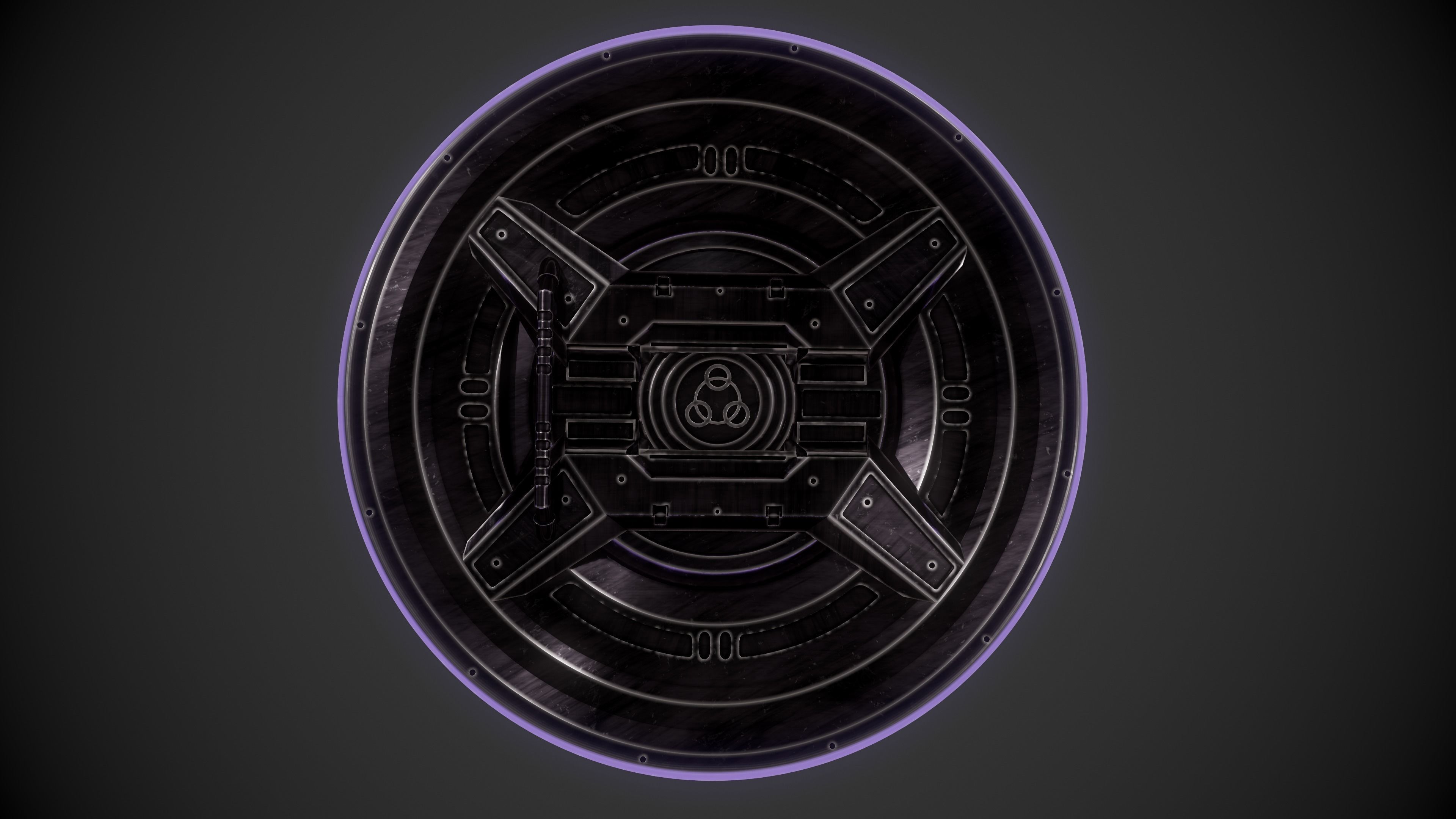 Titan Shield 3D print model_1