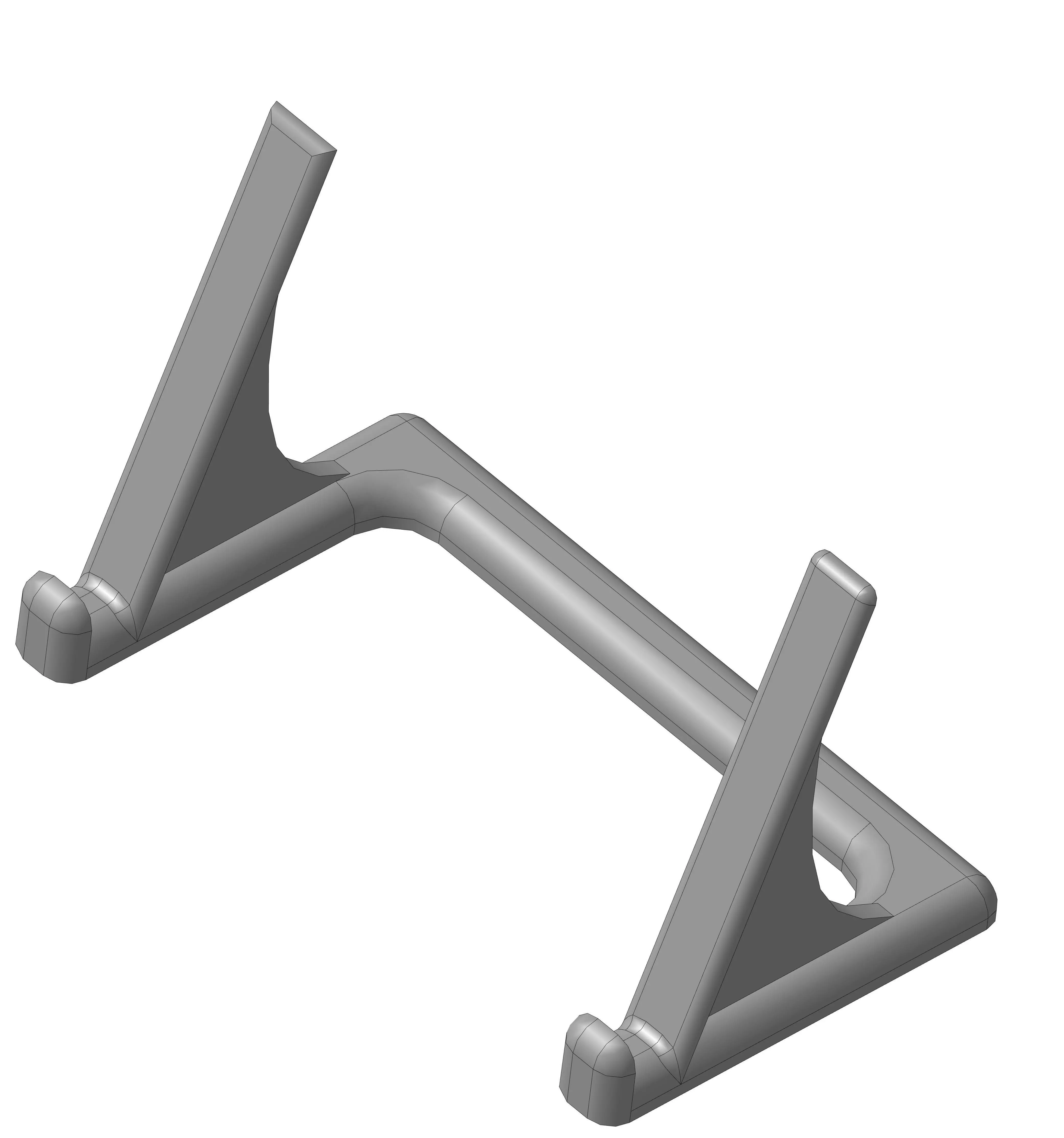 Stand bracket for tablet  3D print model_0