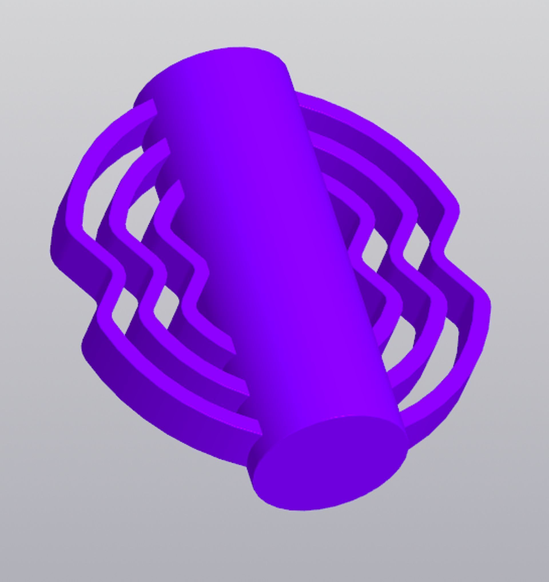 Patterned vase v2 3D print model_4