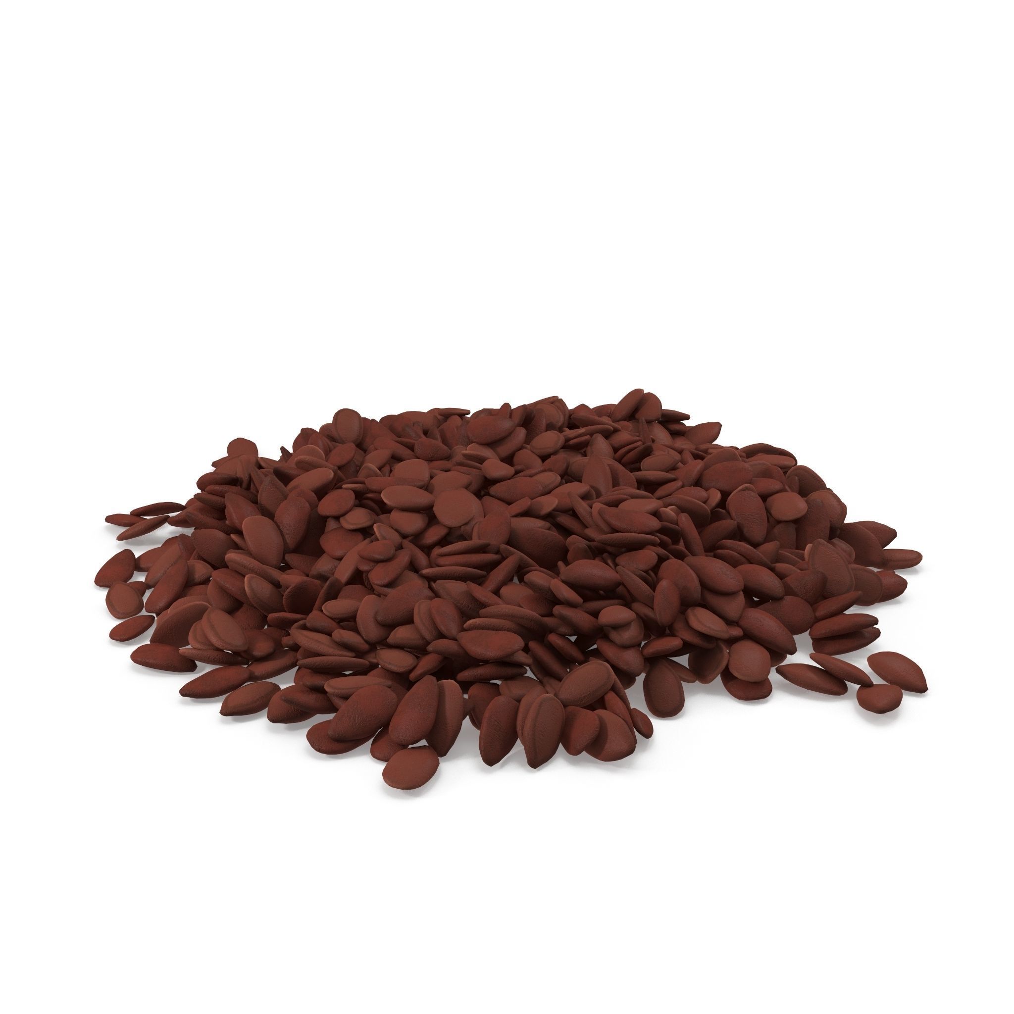 Red sesame V1 3D model_2