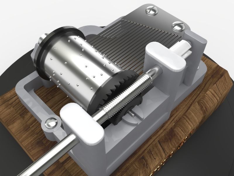 Classic Music Box 3D model_3