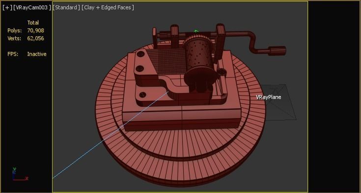 Classic Music Box 3D model_4