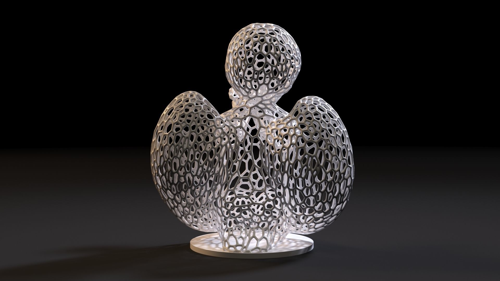 Angel Sculpture 3D print model_5