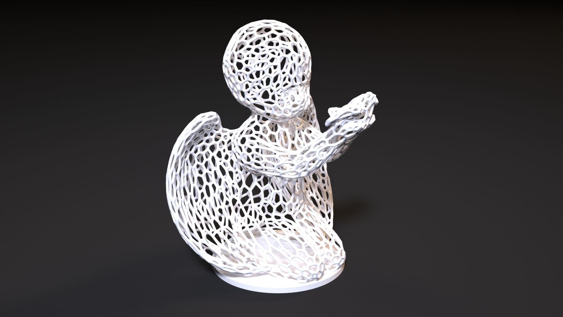 Angel Sculpture 3D print model_7