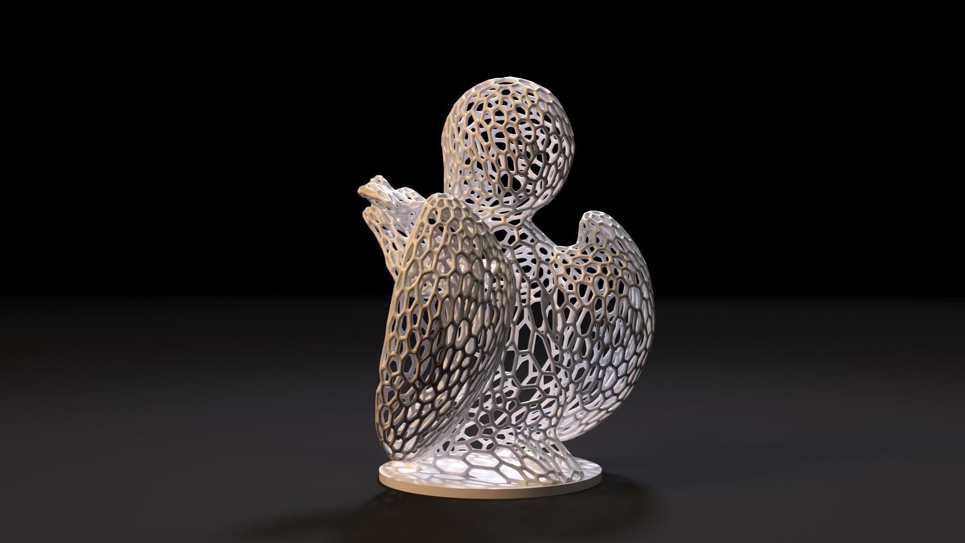 Angel Sculpture 3D print model_4