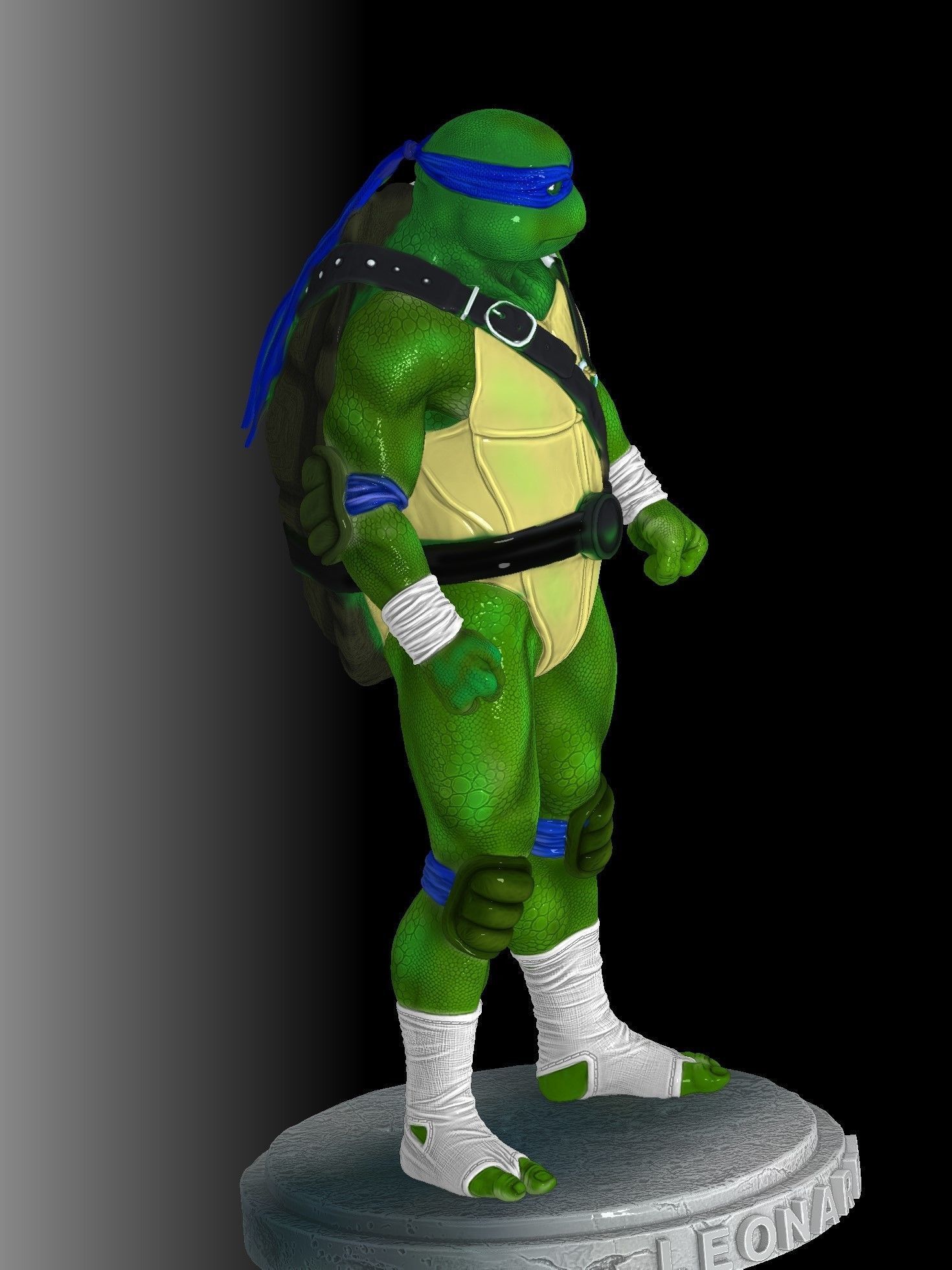LEONARDO FROM INJUSTICE FOR 3D PRINTING STL 3D print model_32