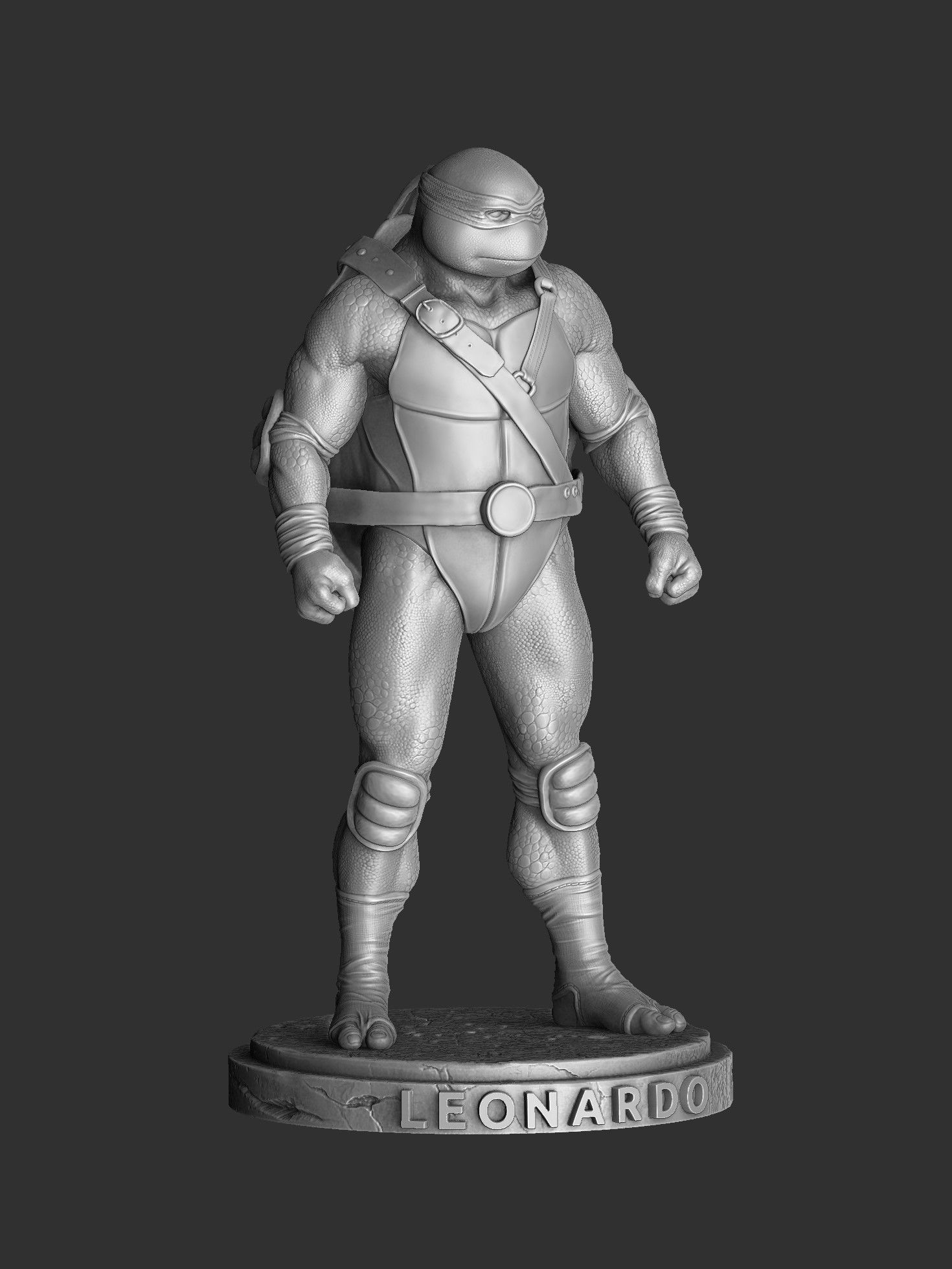 LEONARDO FROM INJUSTICE FOR 3D PRINTING STL 3D print model_31